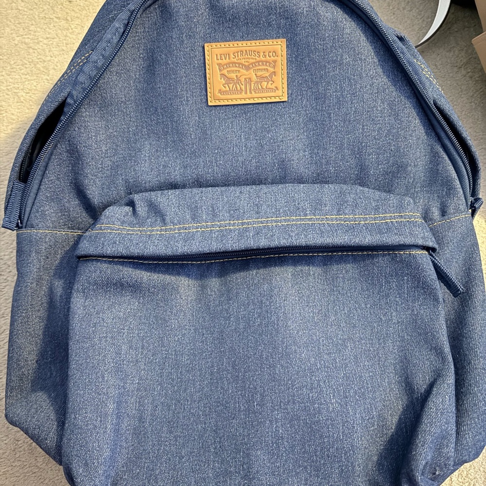 Levi's Denim Blue Backpack